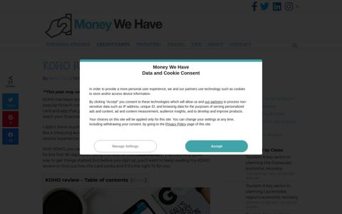 KOHO Review - Money We Have