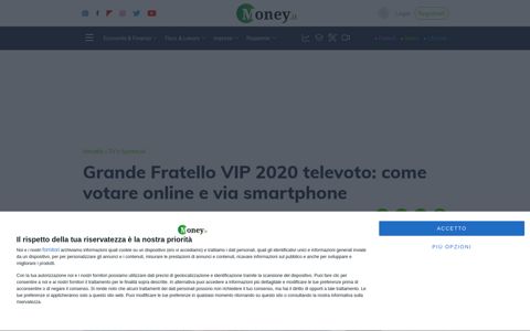 Grande Fratello VIP 2020 televoto: come votare online e via ...