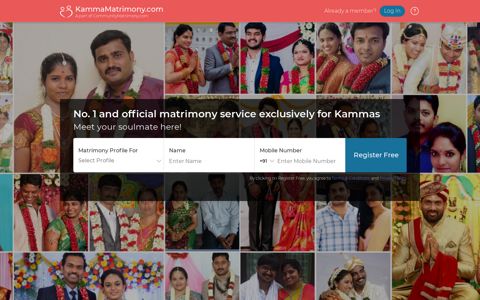 Kamma Matrimony - The No. 1 Matrimony Site for Kammas ...