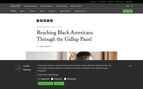 Reaching Black Americans Through the Gallup Panel