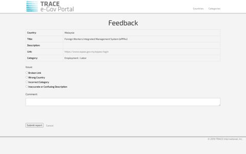 resource_feedback/25849 - TRACE e-Gov Portal