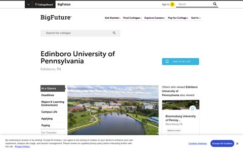 Edinboro University of Pennsylvania - College Search