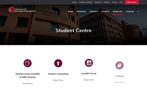 Student Centre - Institute of Business Management - IoBM