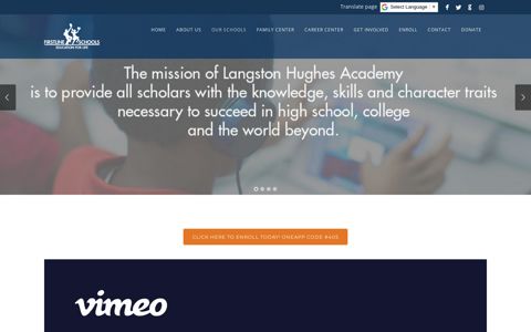 Langston Hughes Academy | Firstline Schools