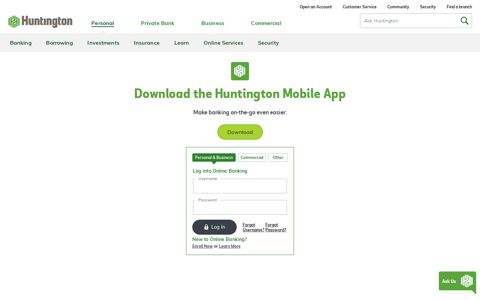 Mobile Banking Login | Huntington Bank