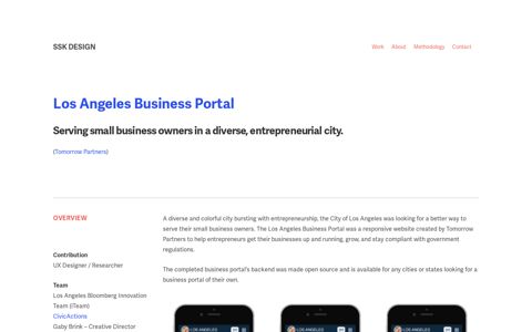 LA Business Portal — SSK Design
