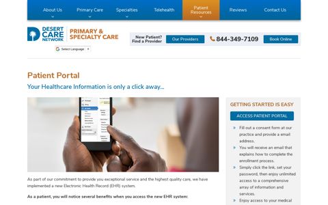 Patient Portal | Desert Care Network