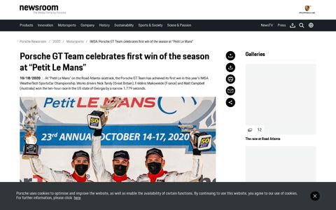 IMSA: Porsche GT Team celebrates first win of the season at ...