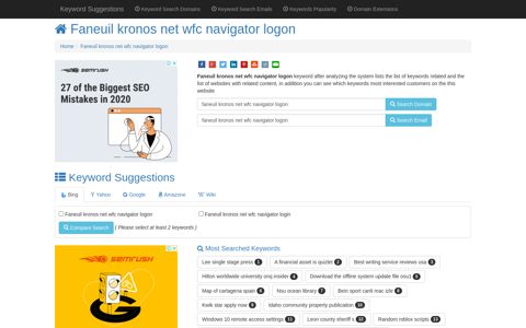 ™ "Faneuil kronos net wfc navigator logon" Keyword Found ...