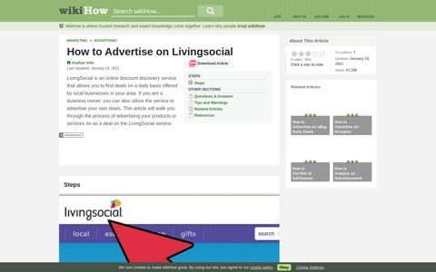 How to Advertise on Livingsocial: 8 Steps (with Pictures)