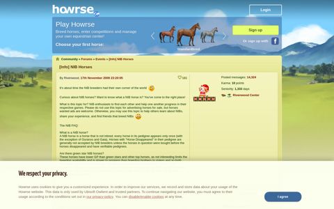 [Info] NIB Horses - page 1597 - Howrse