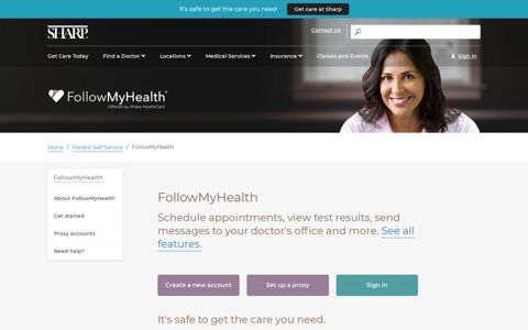 FollowMyHealth - San Diego - Sharp HealthCare