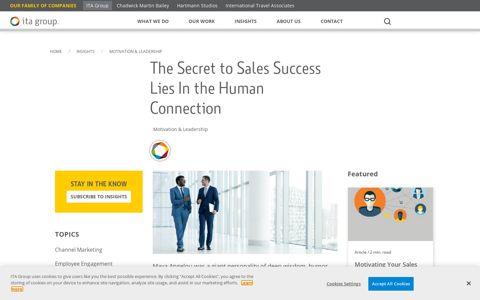 The Secret to Sales Success Lies In the Human Connection ...