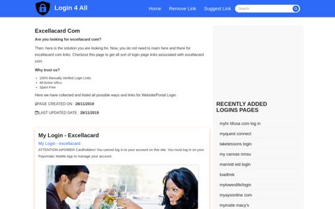 excellacard com - Official Login Page [100% Verified]