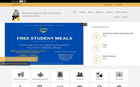 Monmouth Regional High School District / Homepage