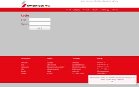 Intranet Login | SwissFlock AG