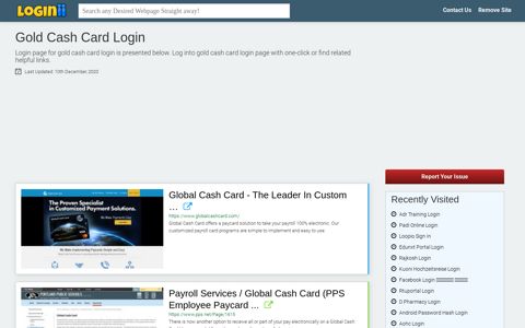 Gold Cash Card Login - Loginii.com