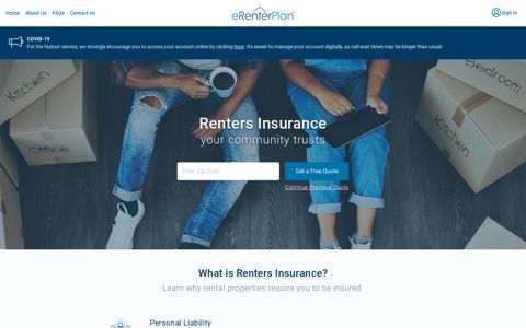 eRenterPlan - Insurance for Renters