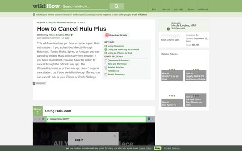 3 Ways to Cancel Hulu Plus - wikiHow
