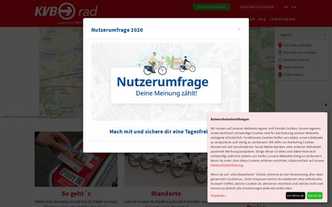 KVB-rad: Fahrradverleih in Köln - einfach Fahrrad leihen
