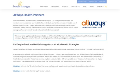 AllWays Health Partners - Benefit Strategies