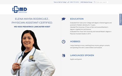 Elena Rodriguez, PA-C – MD Medical Group