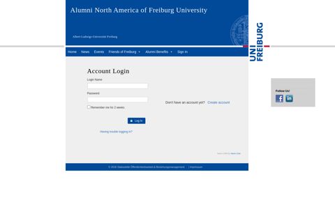 Alumni North America of Freiburg University » «