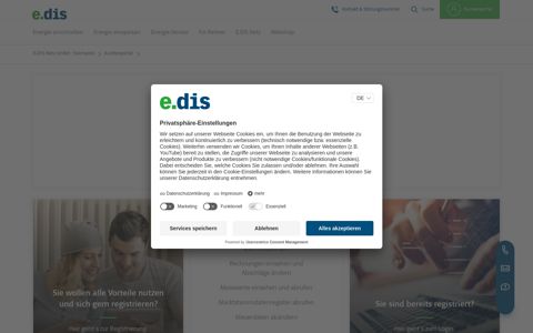 Kundenportal - E.DIS Netz GmbH