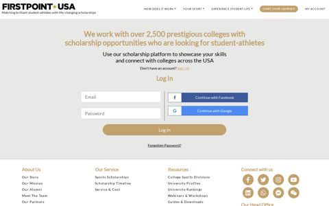 Sports Scholarships USA | Study in America | FirstPoint USA