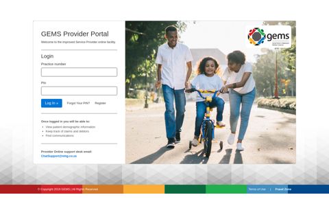 GEMS Provider Portal