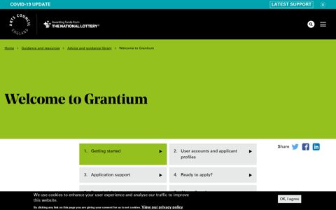 Welcome to Grantium | Arts Council England