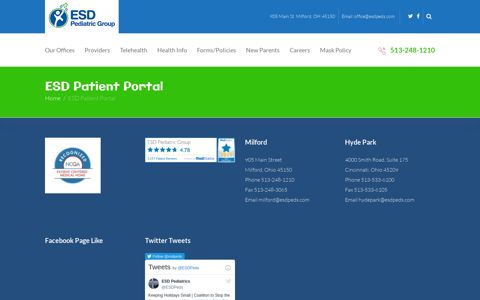 ESD Patient Portal – ESD Pediatric Group