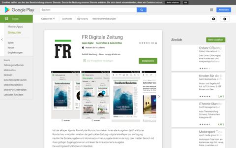 FR Digitale Zeitung – Apps bei Google Play