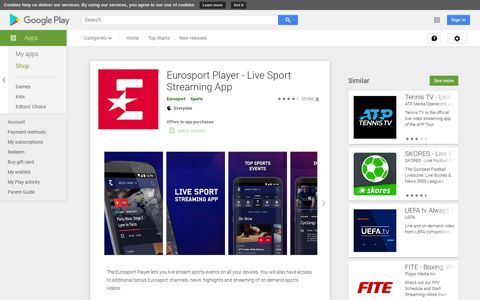 Eurosport Player - Live Sport Streaming App - Apps on Google ...