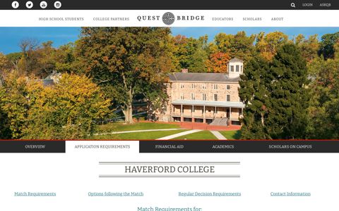College Partners | Haverford College ... - QuestBridge