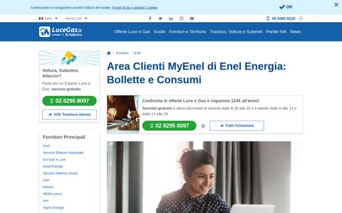 Area Clienti MyEnel di Enel Energia: Bollette e Consumi
