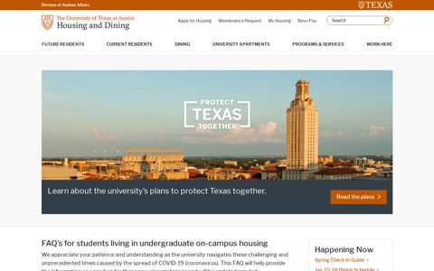 University Housing and Dining | The University of Texas at ...
