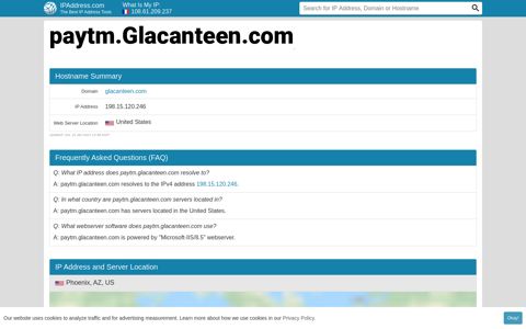 ▷ paytm.Glacanteen.com : GLA | Student Login - IPAddress.com
