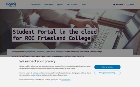 Student Portal in the cloud for ROC Friesland ... - Sogeti USA