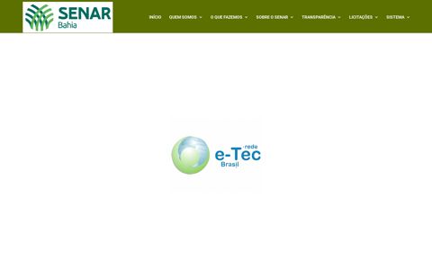 Rede – ETec | SENAR