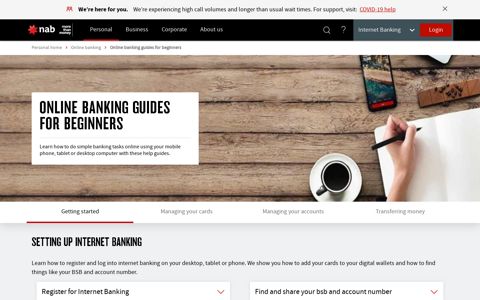 Online banking how-to guides | Internet banking for ... - NAB
