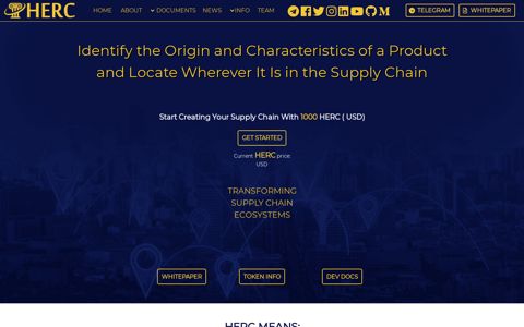 HERC - Decentralized Supply Chain Management Software