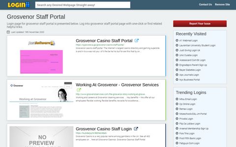 Grosvenor Staff Portal - Loginii.com