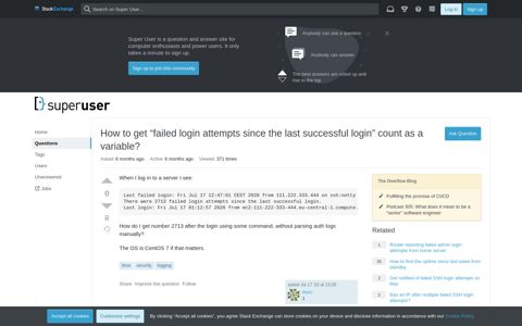 How to get “failed login attempts since the last successful login ...