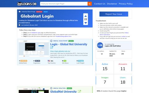 Globalnxt Login - Logins-DB