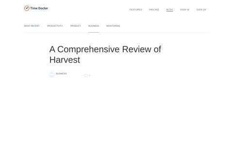 A Comprehensive Review of Harvest - Time Doctor's Blog