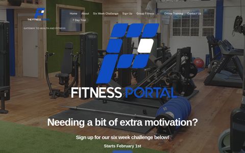 The Fitness Portal: Home