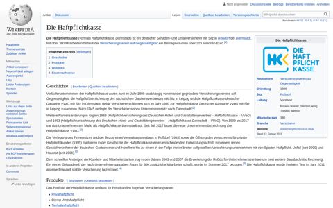 Die Haftpflichtkasse – Wikipedia