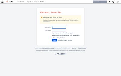 Give feedback to Atlassian - Jenkins JIRA
