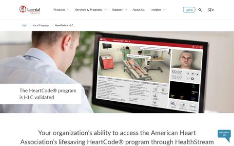 The HeartCode® program is HLC validated | Laerdal Medical